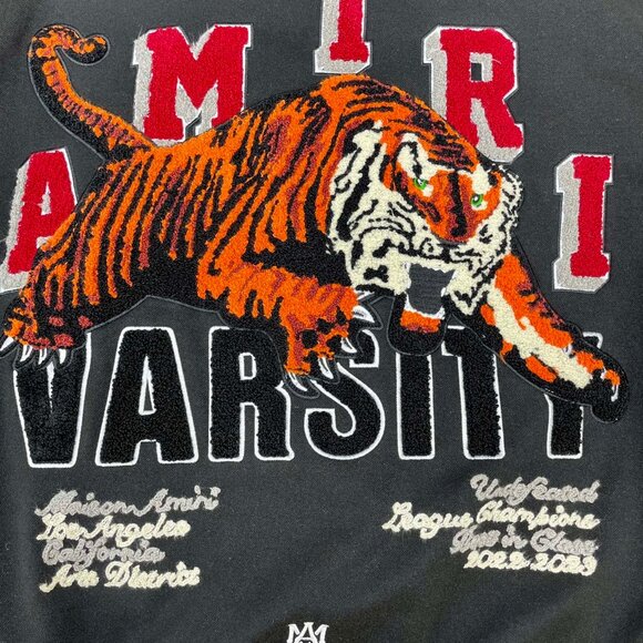 Amiri Cupid 💘 black and white baseball jacket - Picture 9 of 9